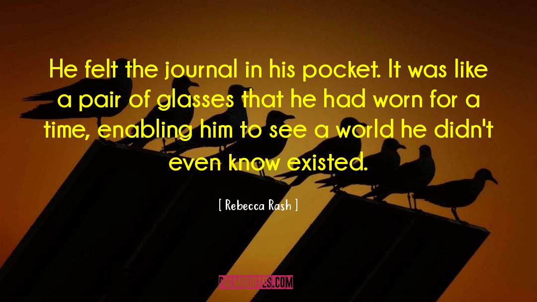 Jongup Glasses quotes by Rebecca Rash