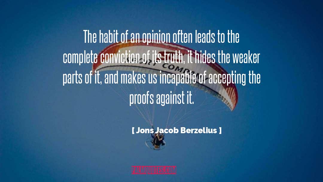 Jons quotes by Jons Jacob Berzelius
