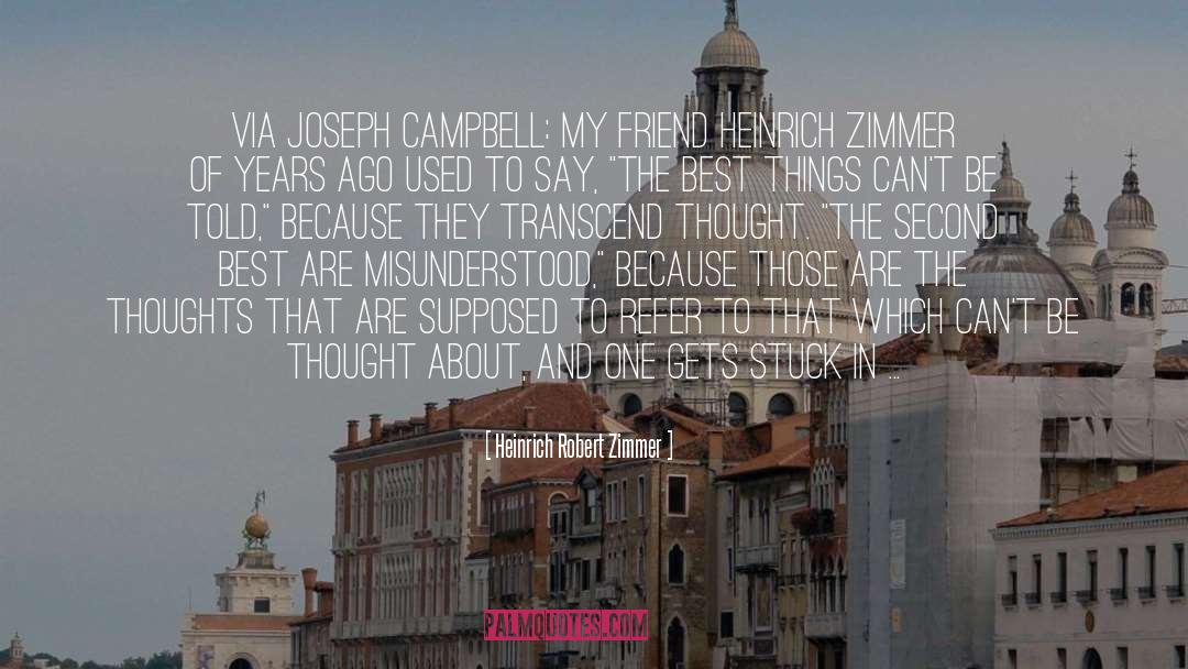 Joseph Campbell quotes by Heinrich Robert Zimmer