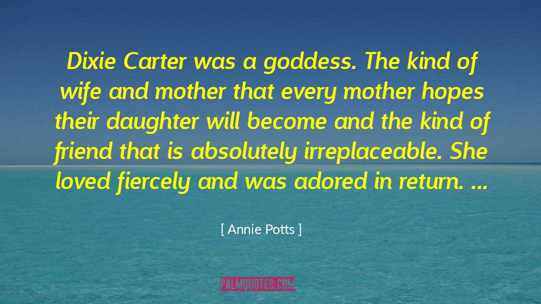 Joseph Carter quotes by Annie Potts