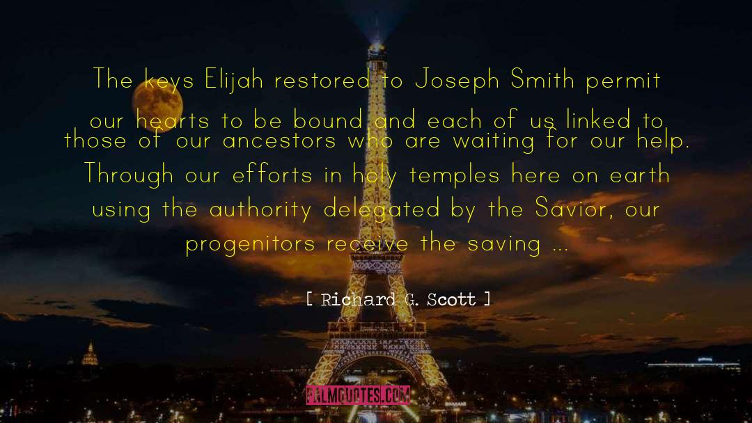 Joseph Smith Polygamy quotes by Richard G. Scott