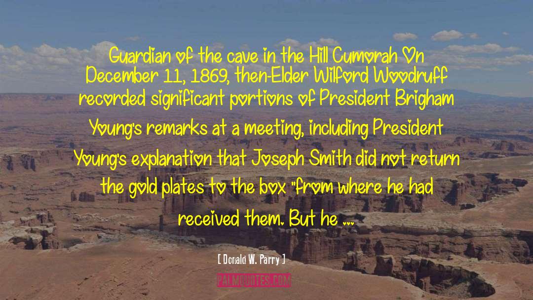 Joseph Smith quotes by Donald W. Parry