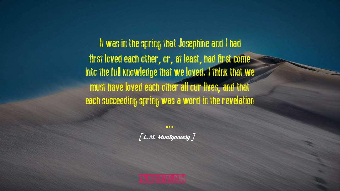 Josephine Hull quotes by L.M. Montgomery