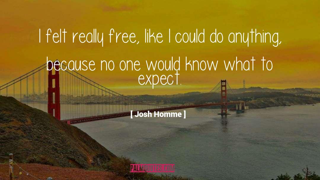 Josh Boone quotes by Josh Homme