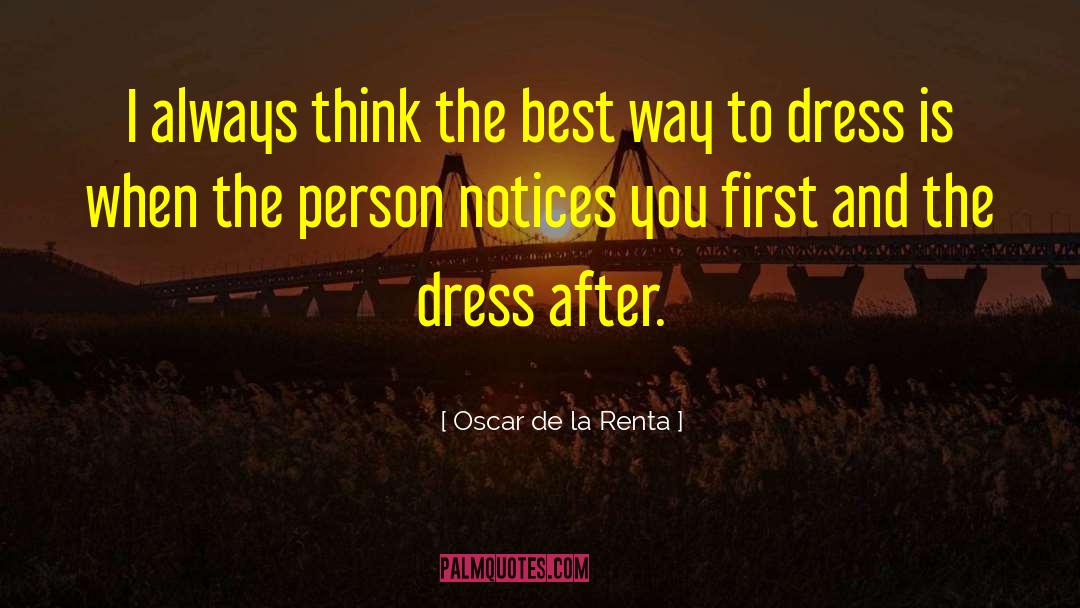 Joueur De Hockey quotes by Oscar De La Renta