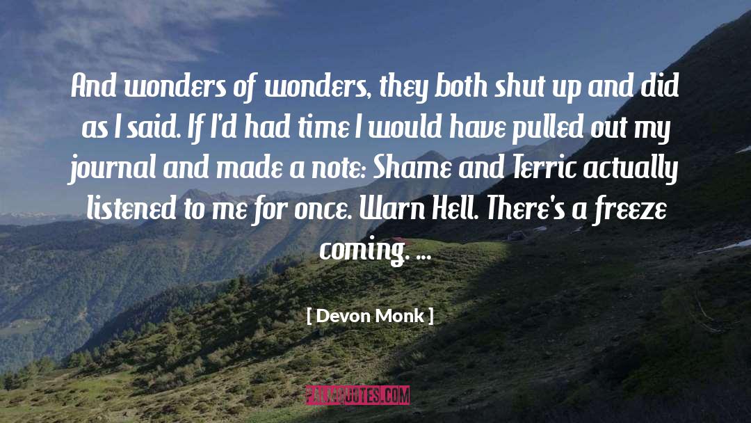 Journal Entries quotes by Devon Monk