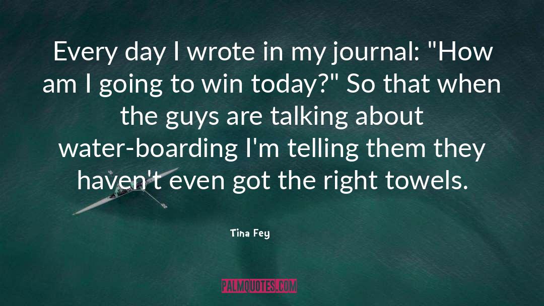 Journal Intime quotes by Tina Fey