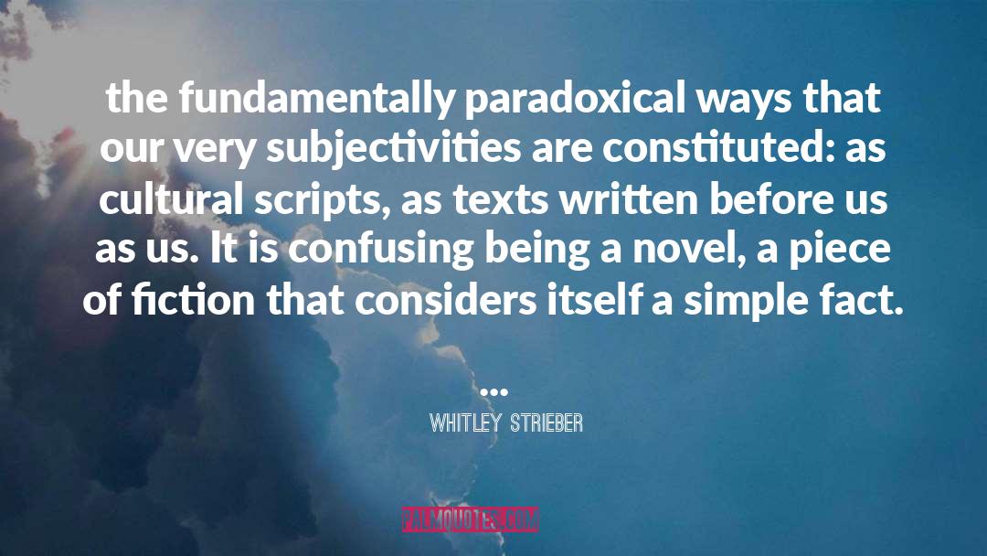Journal Of A Novel quotes by Whitley Strieber