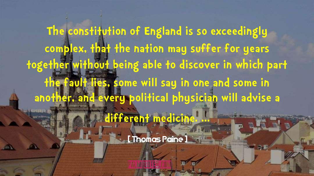 Journal Of Medicine quotes by Thomas Paine