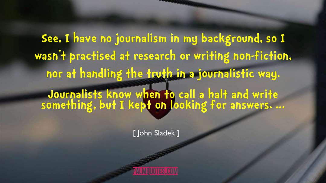 Journalistic quotes by John Sladek