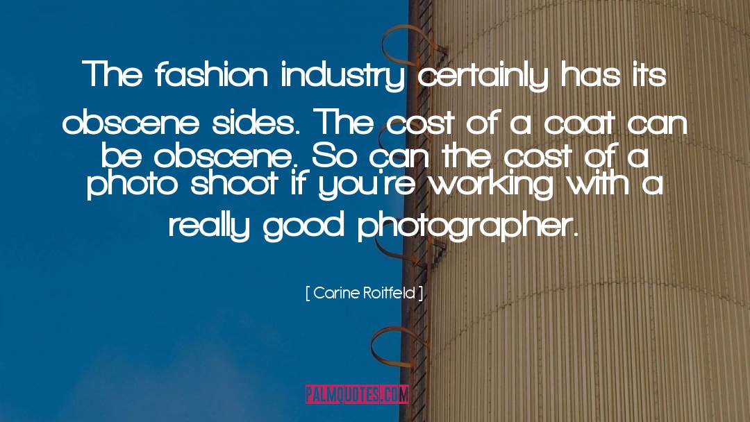 Journalize Cost quotes by Carine Roitfeld