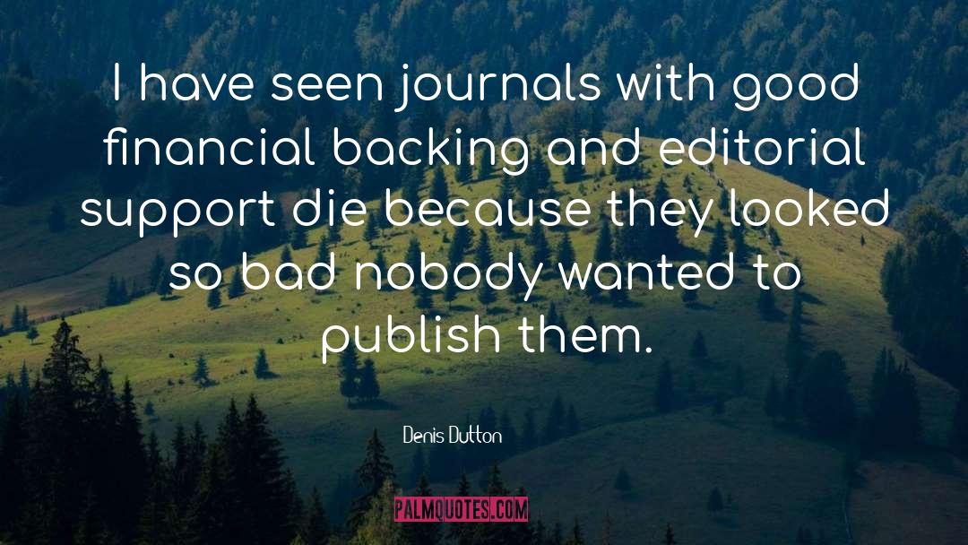 Journals quotes by Denis Dutton