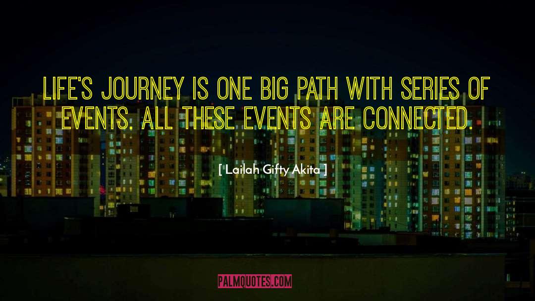 Journey In Life quotes by Lailah Gifty Akita