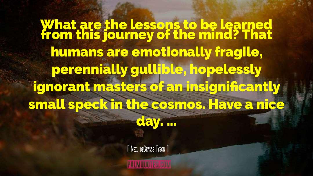 Journey Of The Mind quotes by Neil DeGrasse Tyson