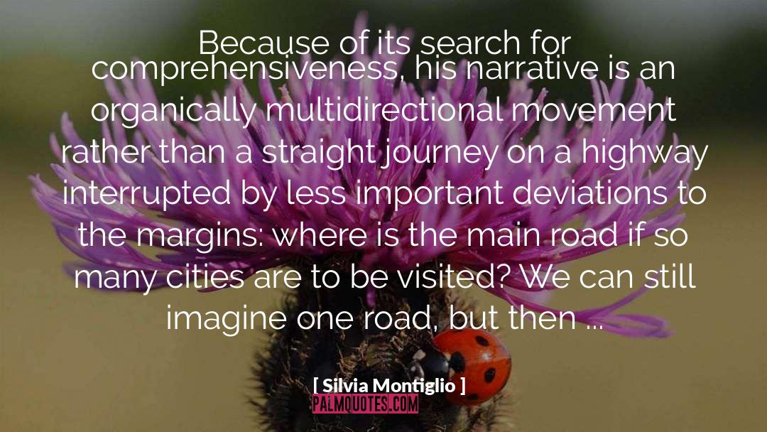 Journey Road Uncertainty quotes by Silvia Montiglio