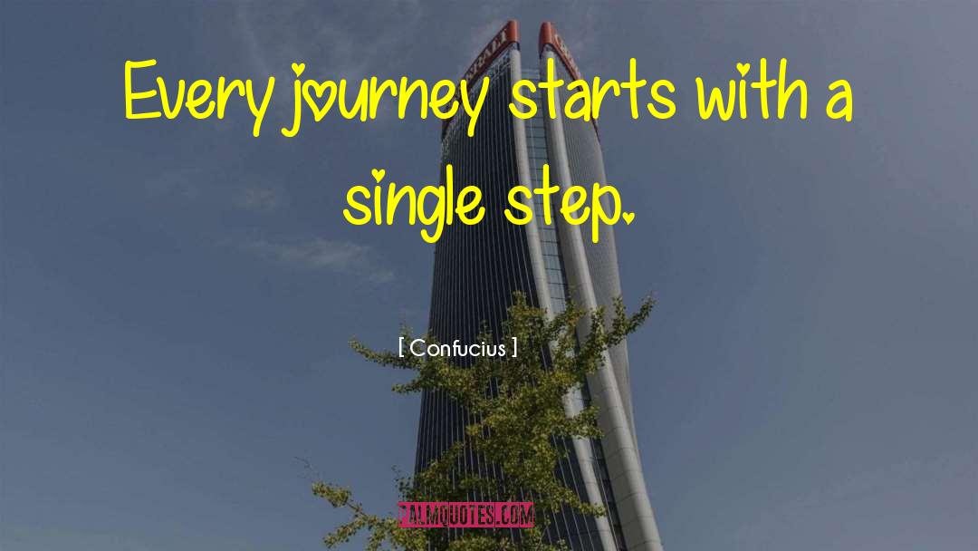 Journey Starts quotes by Confucius