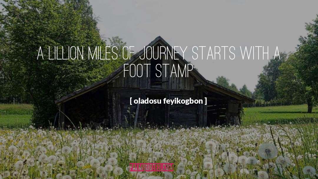 Journey Starts quotes by Oladosu Feyikogbon