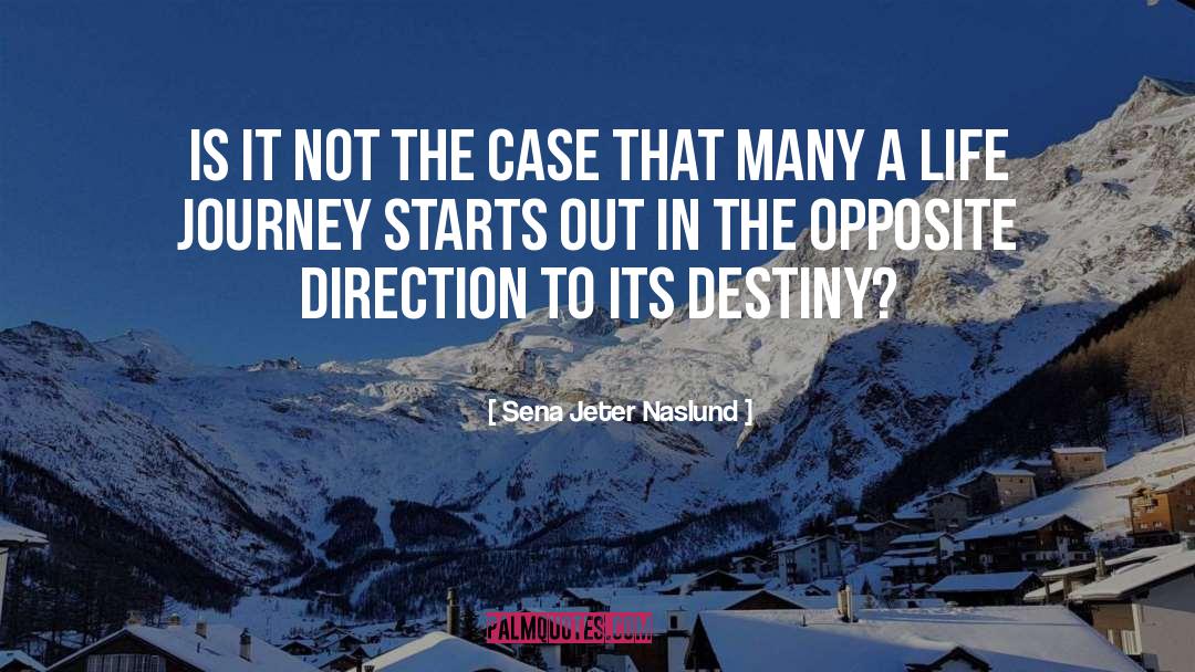 Journey Starts quotes by Sena Jeter Naslund