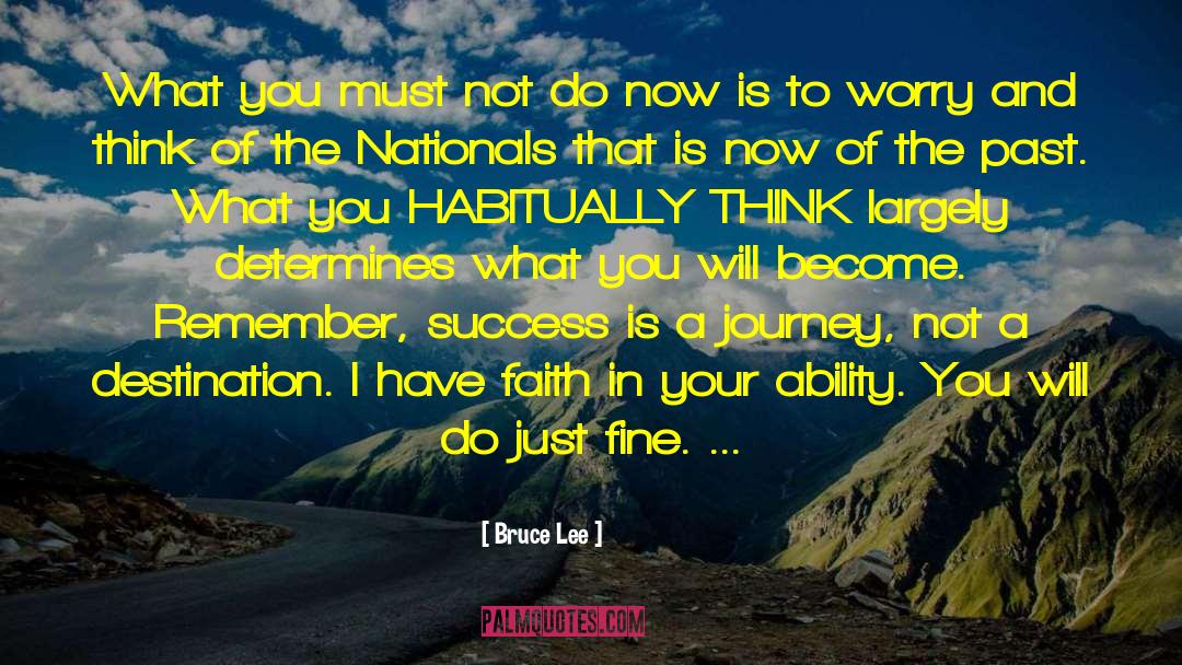 Journey To Success Radio quotes by Bruce Lee