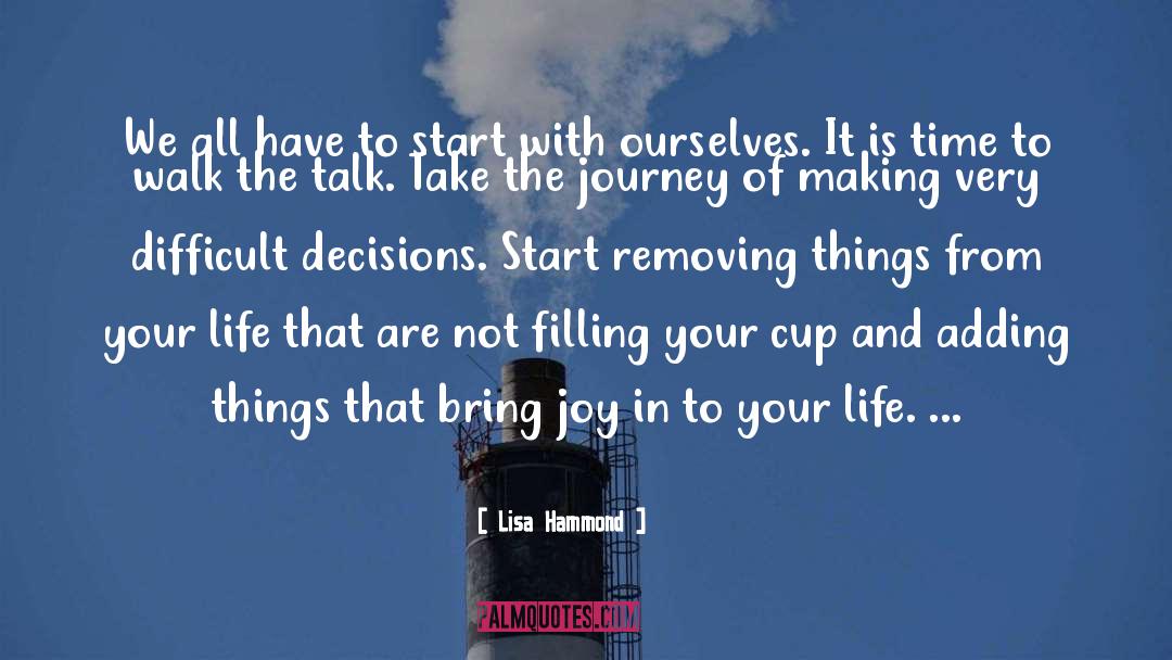 Journey With Life Partner quotes by Lisa Hammond