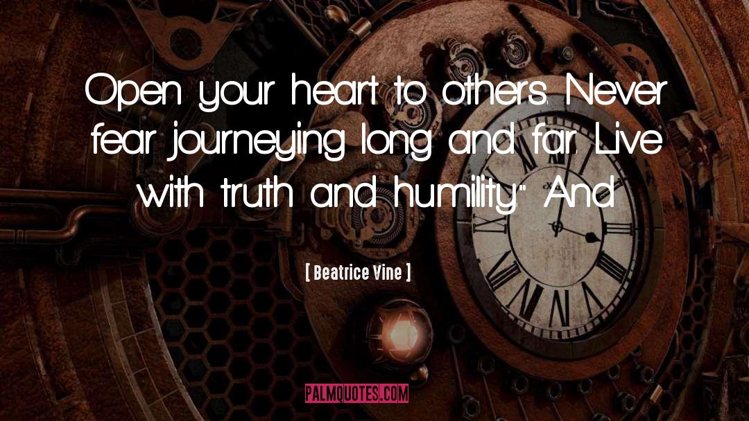 Journeying quotes by Beatrice Vine