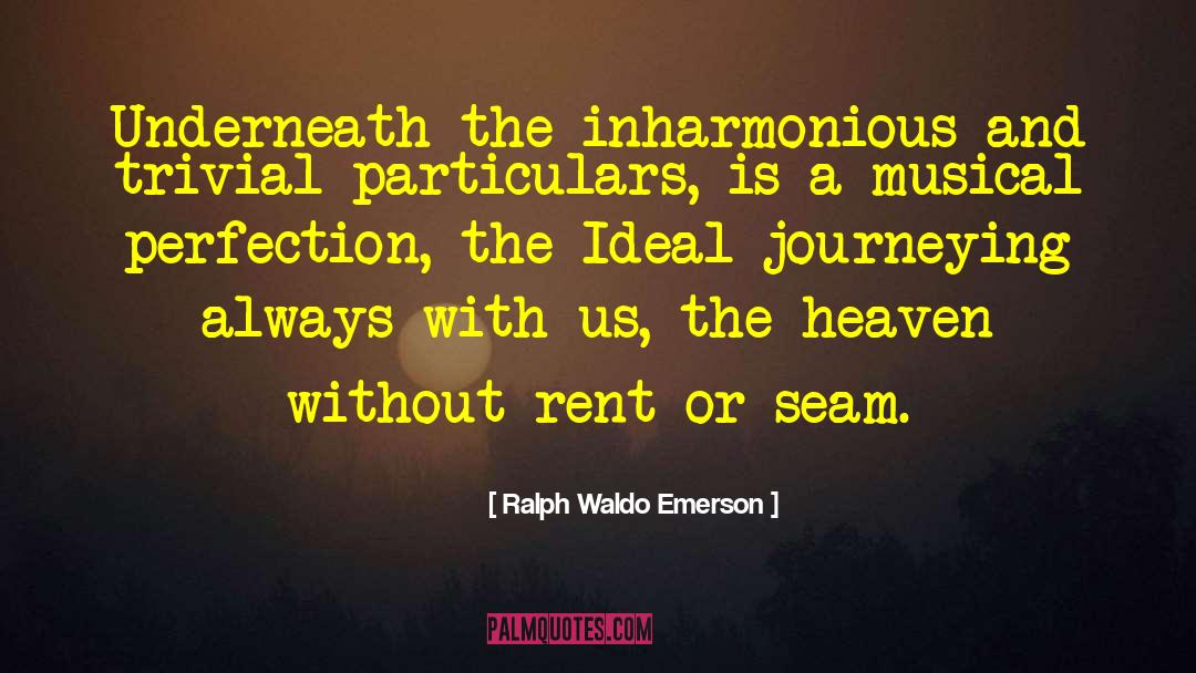 Journeying quotes by Ralph Waldo Emerson