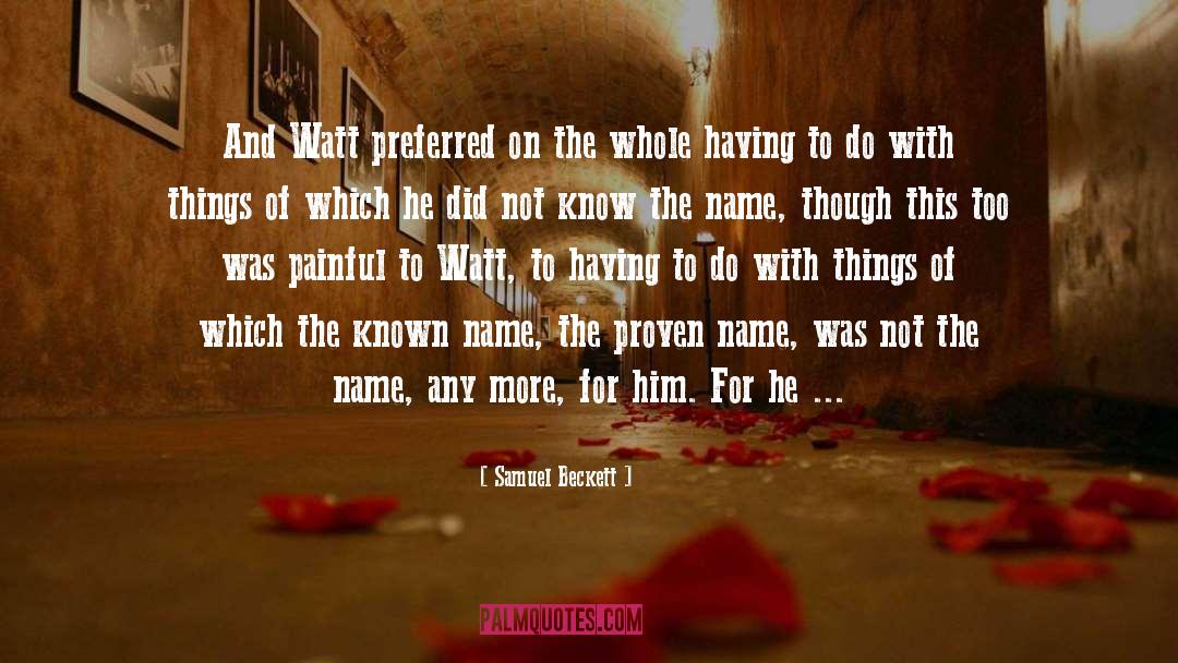 Joustra Name quotes by Samuel Beckett
