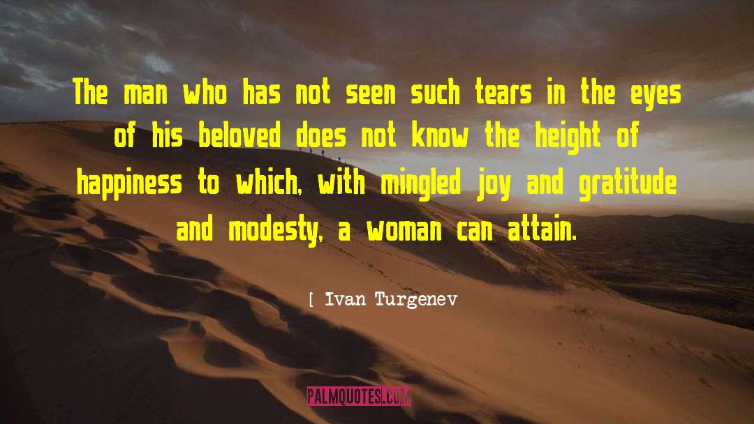 Joy And Gratitude quotes by Ivan Turgenev