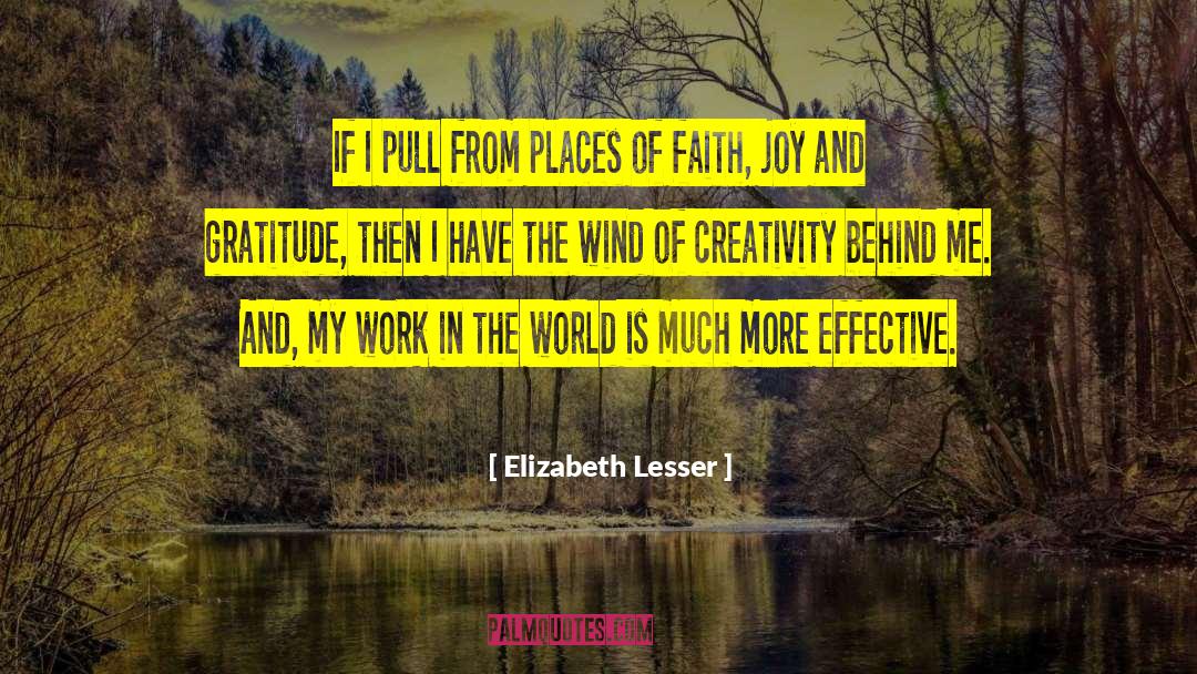 Joy And Gratitude quotes by Elizabeth Lesser