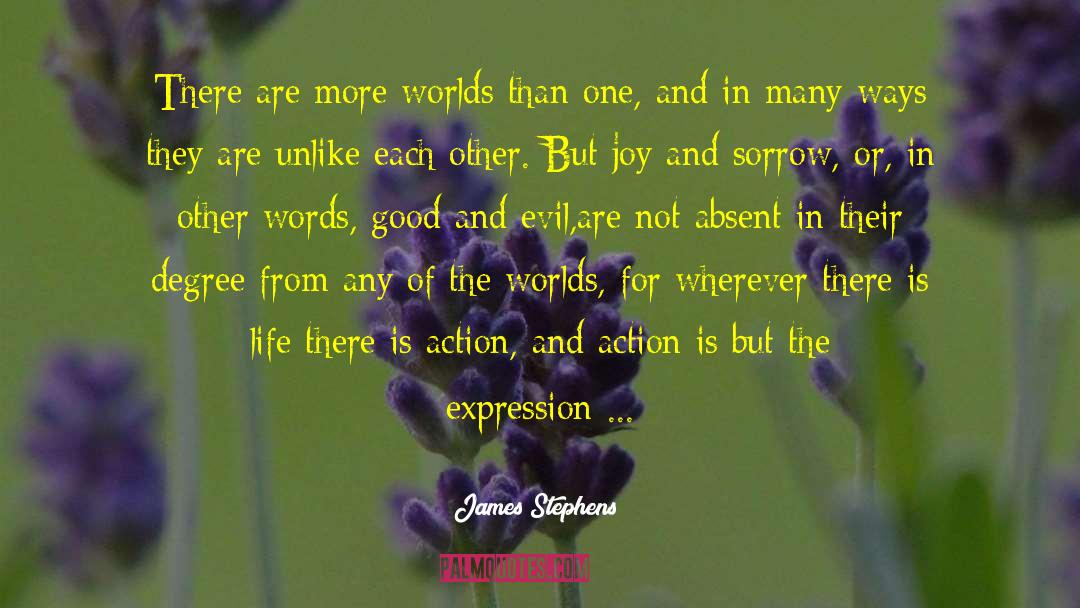 Joy And Sorrow quotes by James Stephens