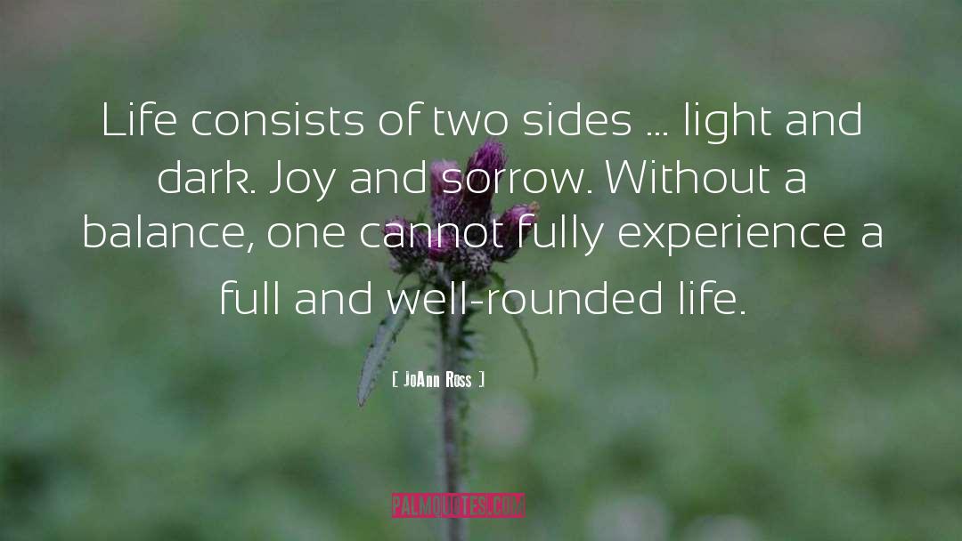 Joy And Sorrow quotes by JoAnn Ross