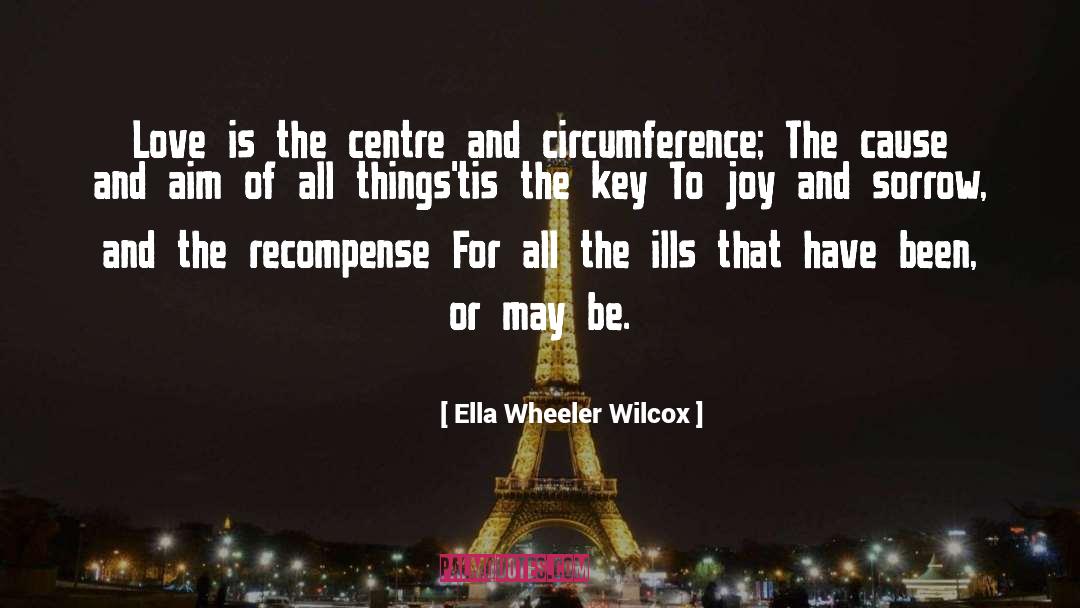 Joy And Sorrow quotes by Ella Wheeler Wilcox