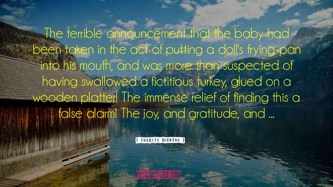 Joy Baby quotes by Charles Dickens