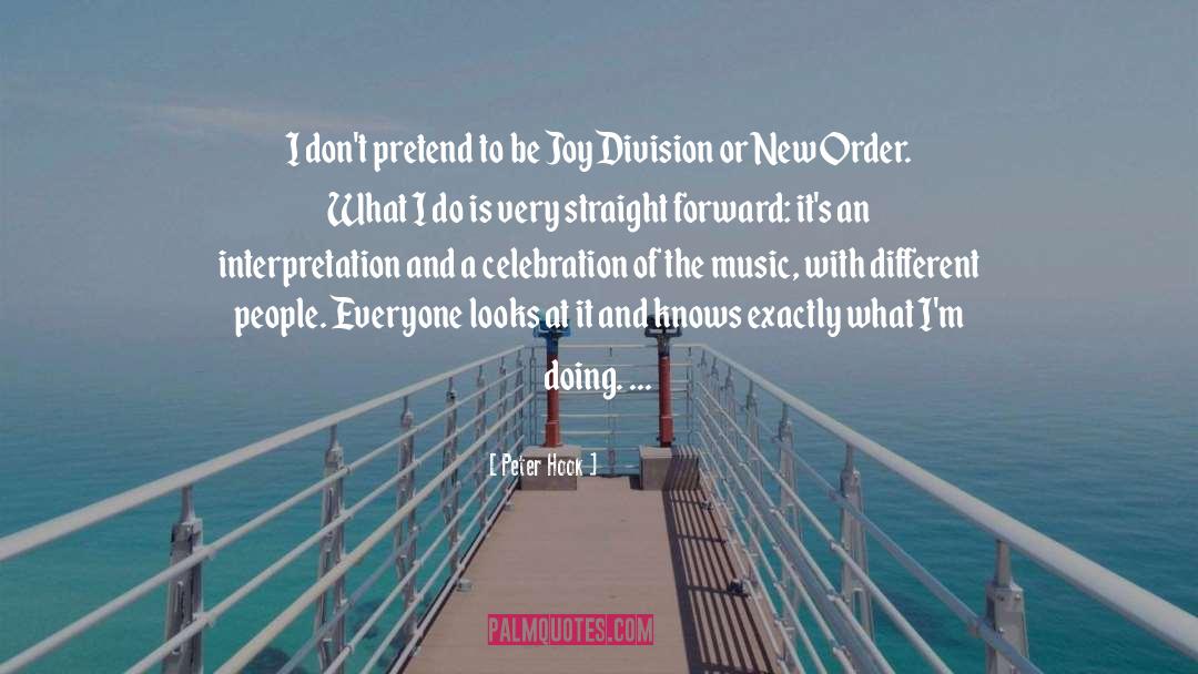 Joy Division quotes by Peter Hook