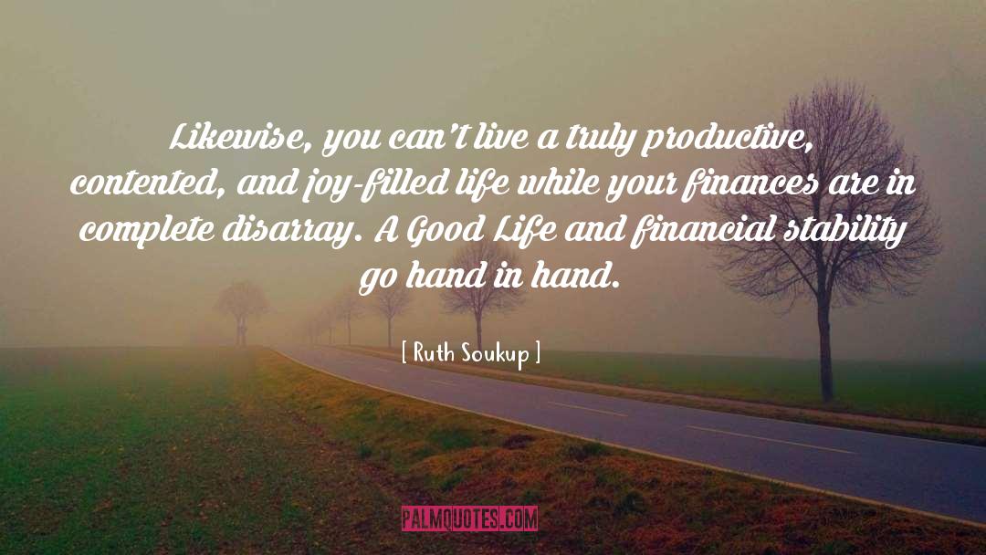 Joy Filled quotes by Ruth Soukup