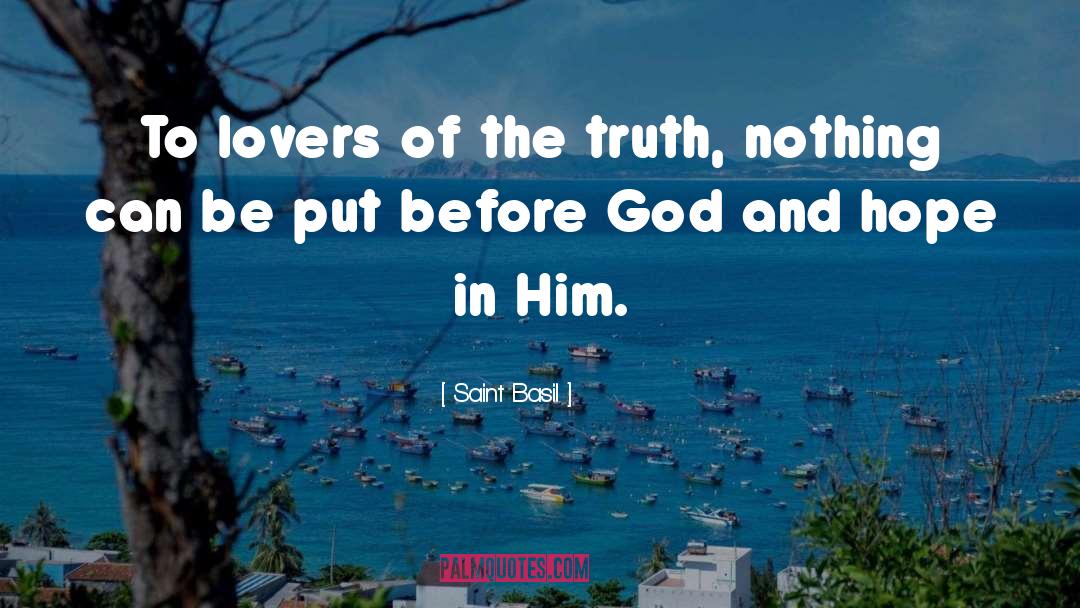 Joy God quotes by Saint Basil