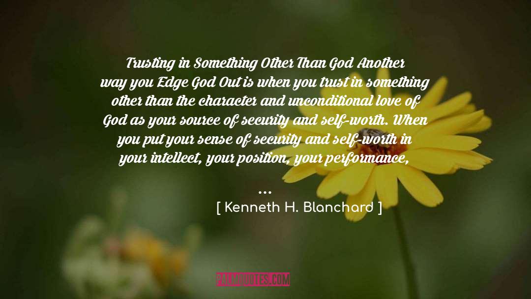 Joy God quotes by Kenneth H. Blanchard