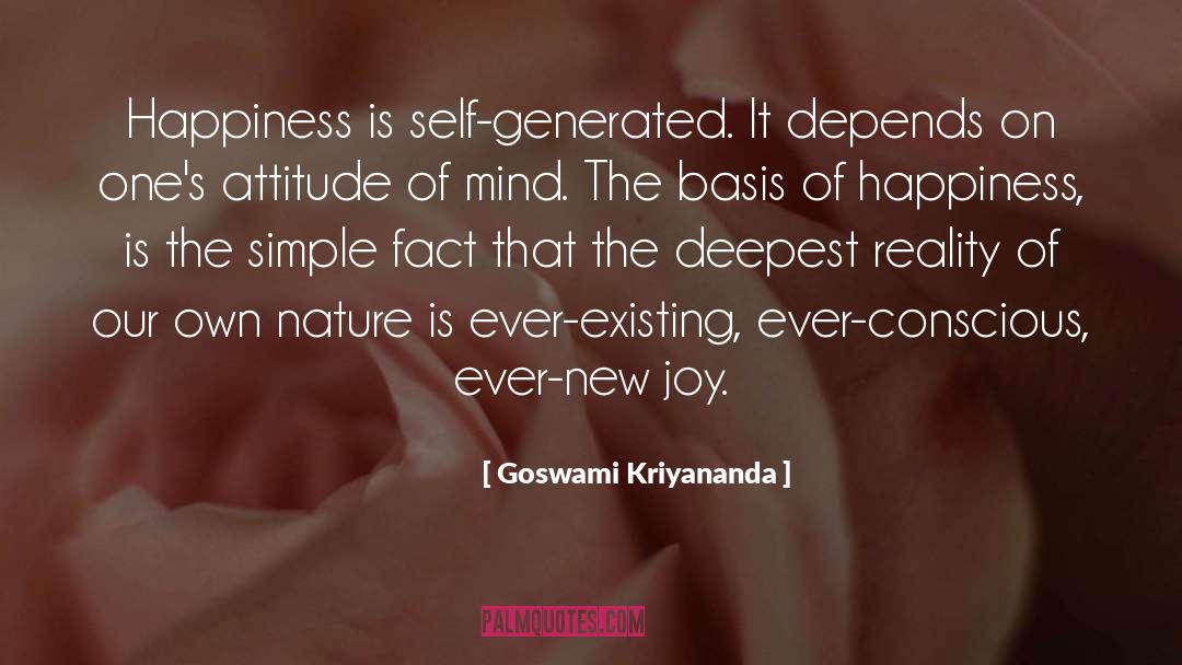 Joy Happiness quotes by Goswami Kriyananda