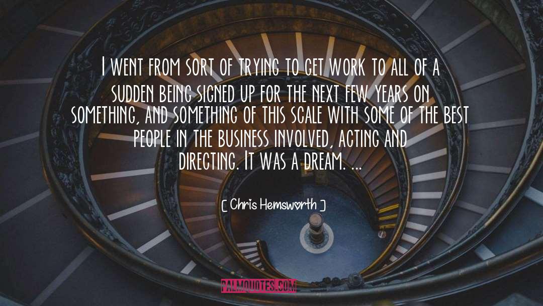 Joy In Work quotes by Chris Hemsworth