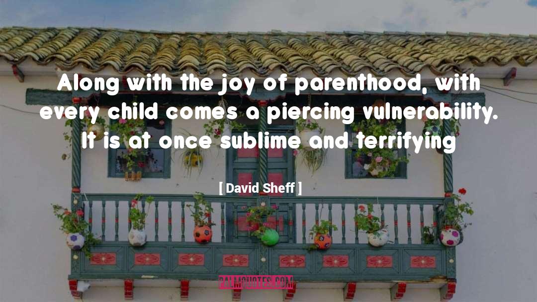 Joy Of Parenthood quotes by David Sheff