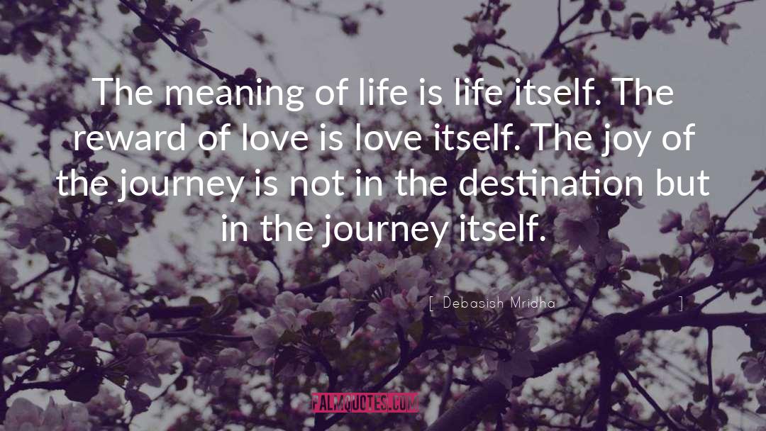 Joy Of The Journey quotes by Debasish Mridha