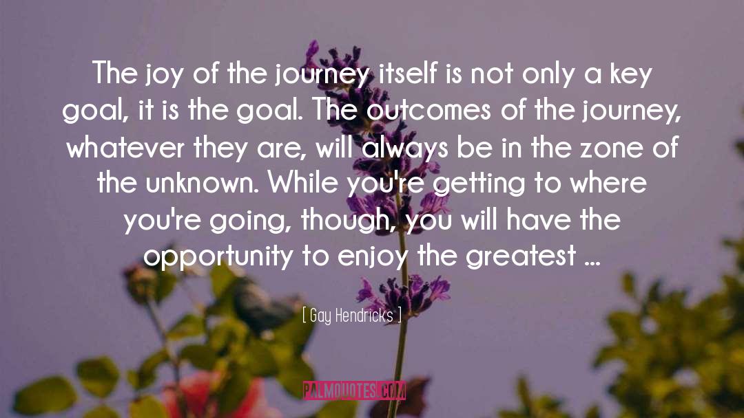 Joy Of The Journey quotes by Gay Hendricks