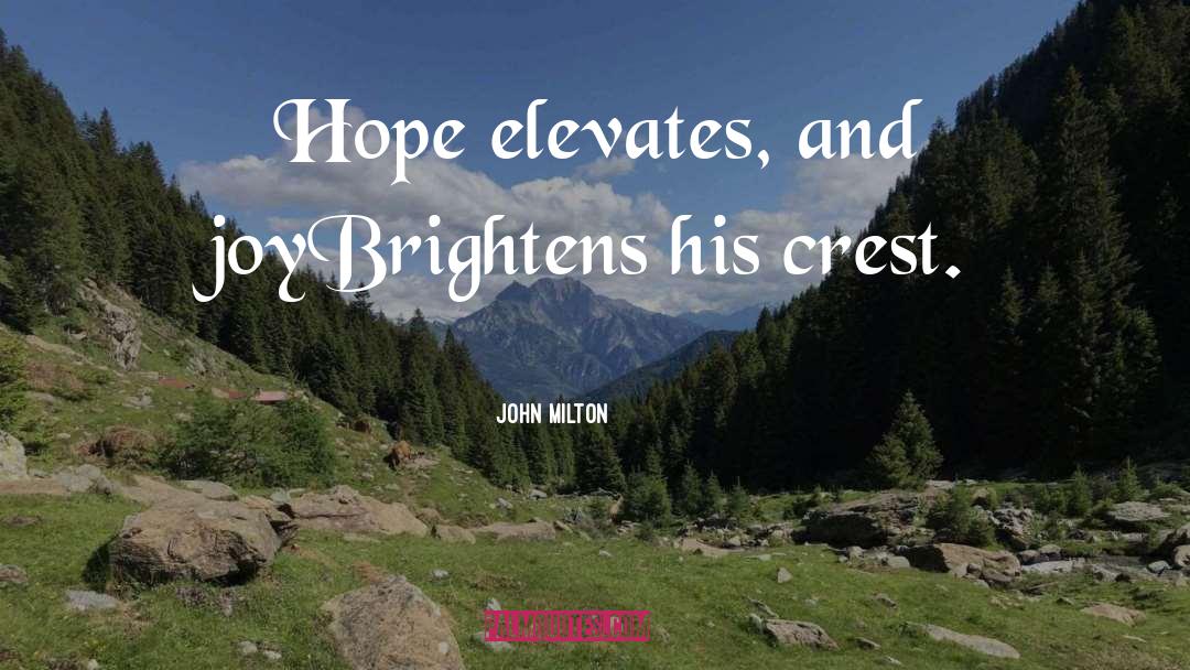 Joy quotes by John Milton