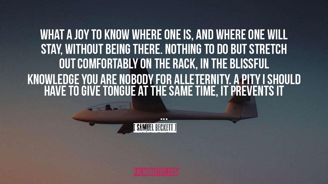 Joy quotes by Samuel Beckett