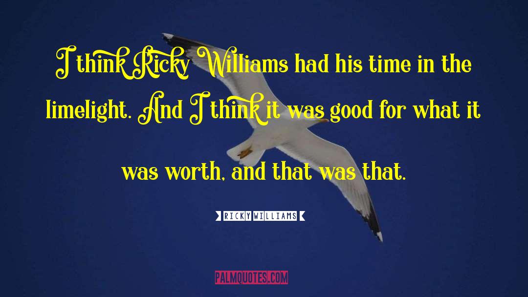 Joy Williams quotes by Ricky Williams