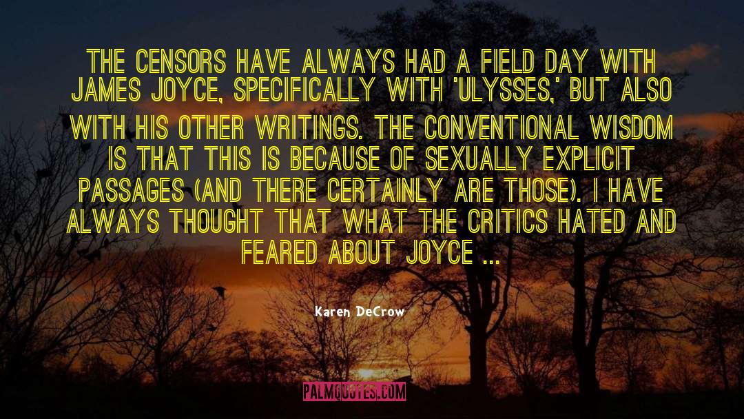 Joyce Beckett quotes by Karen DeCrow