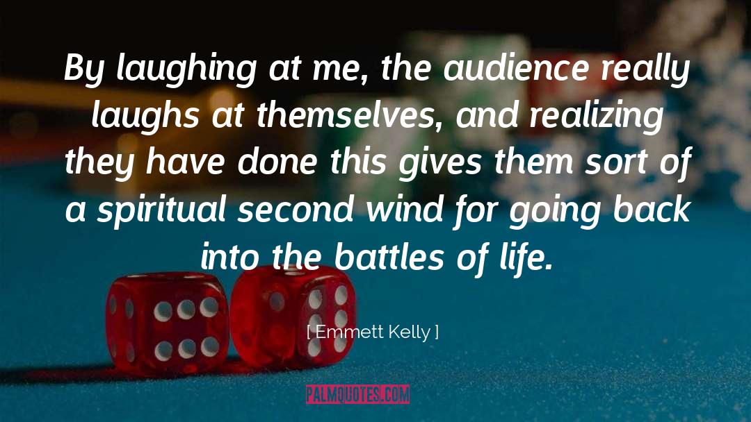 Joyful Battles quotes by Emmett Kelly