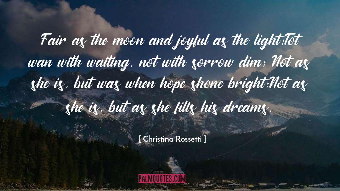 Joyful quotes by Christina Rossetti