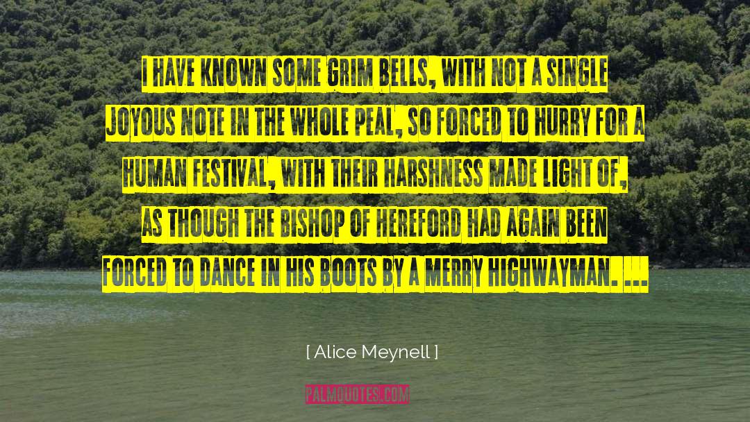 Joyous quotes by Alice Meynell