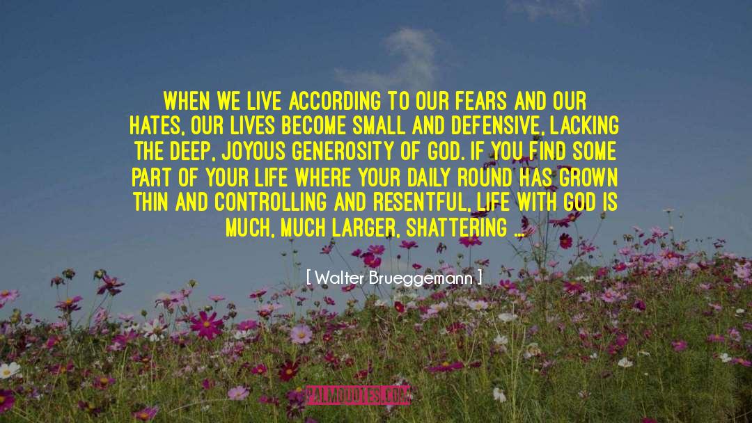 Joyous Springtime quotes by Walter Brueggemann